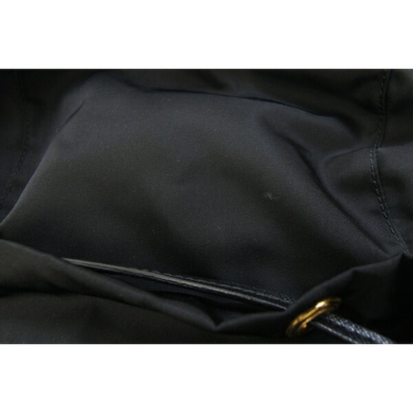 Prada Triangle Black Backpack - Picture 7 of 8